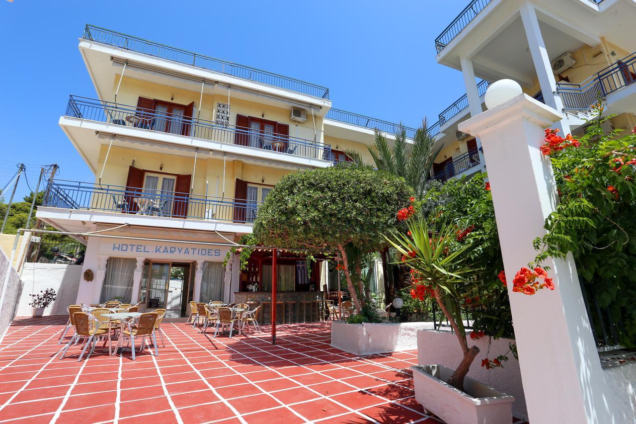 Hotel Karyatides Agia Marina  Eksteriør billede