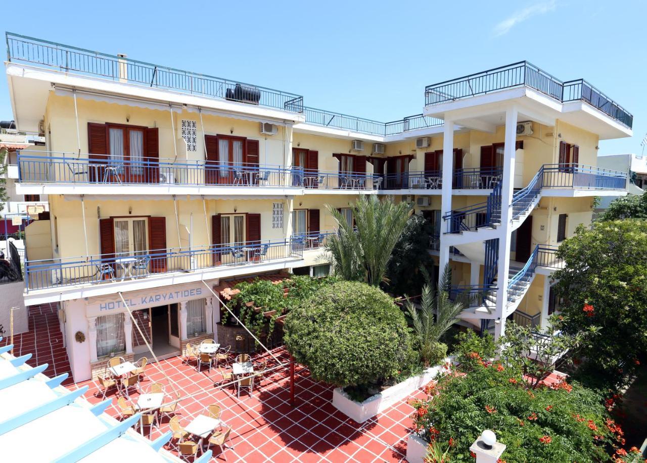 Hotel Karyatides Agia Marina  Eksteriør billede